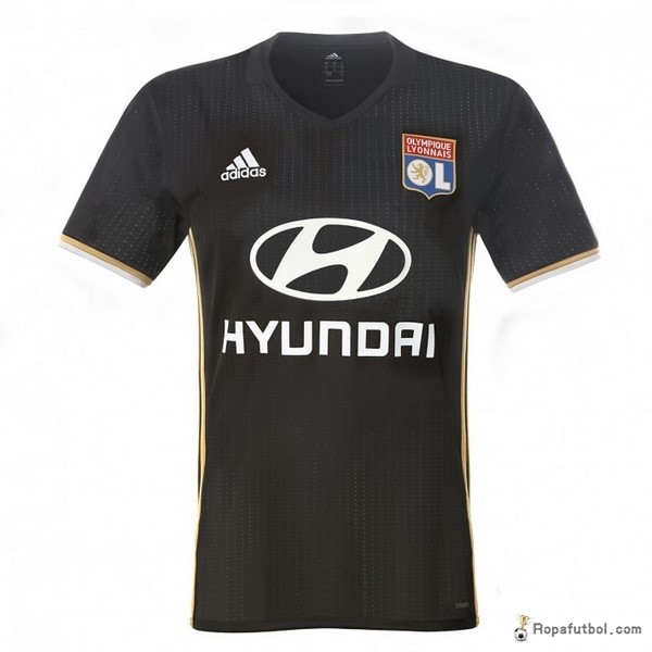 Camiseta Lyon Replica Tercera Ropa 2016/17 Negro